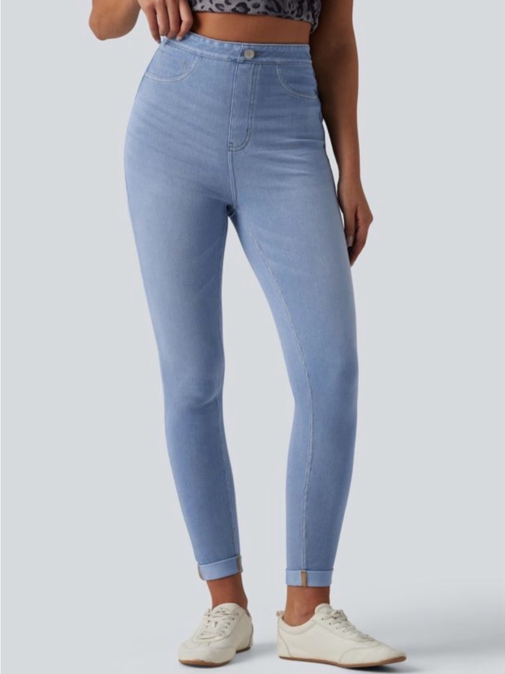 HALARA FLEX High-Rise Leggings LIGHT BLUE
